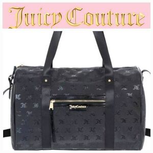 Juicy Couture JC Logo Rosie Weekender- Black